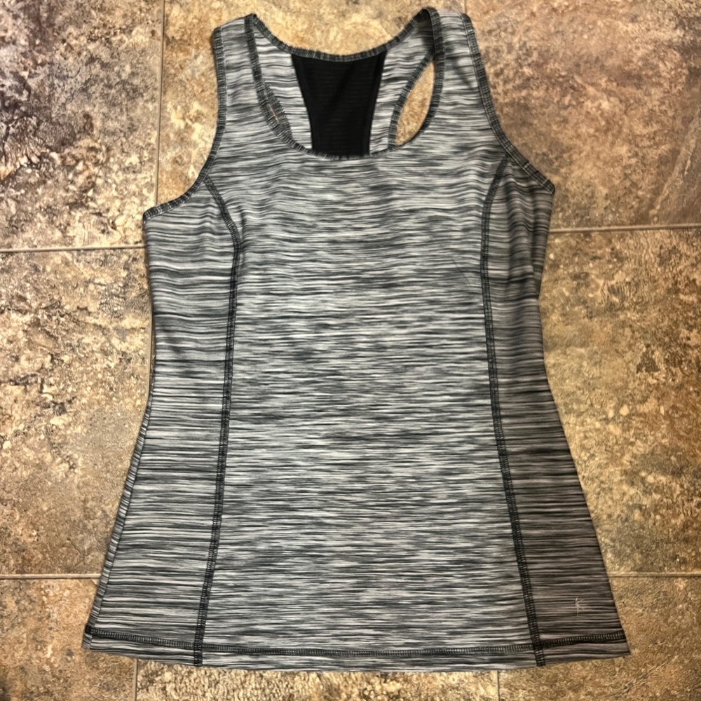 Danskin Now Black and Gray Tank Top